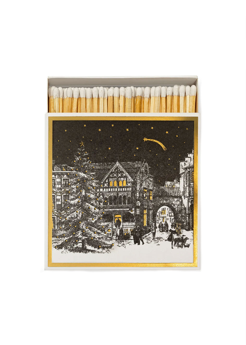 Starry Night Square Matchbox