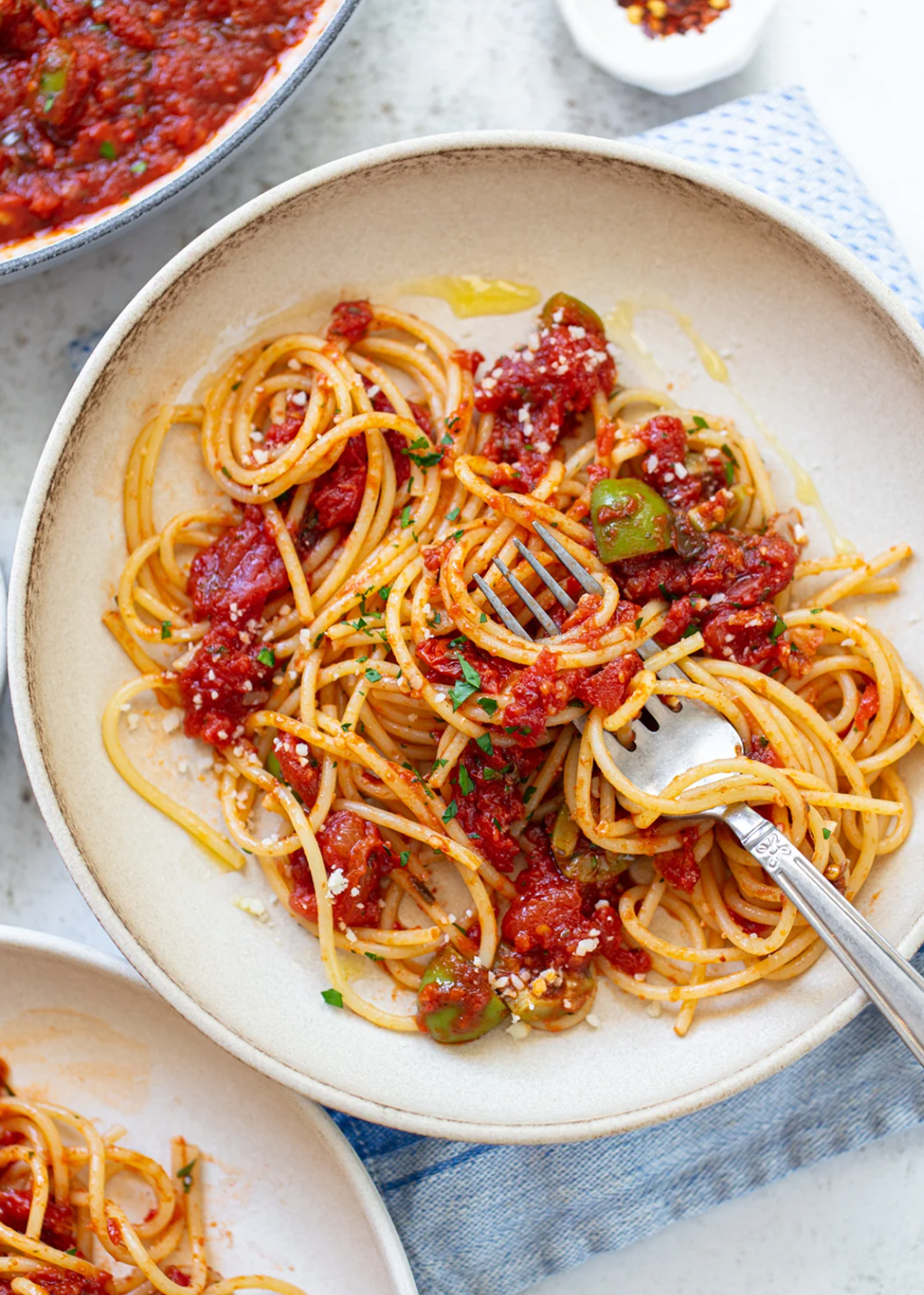 Tomato Sauce with Olives & Capers