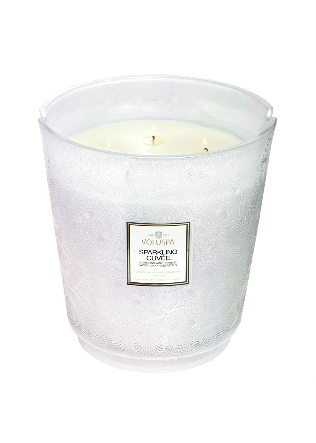 Sparkling Cuvee 5W Hearth Candle