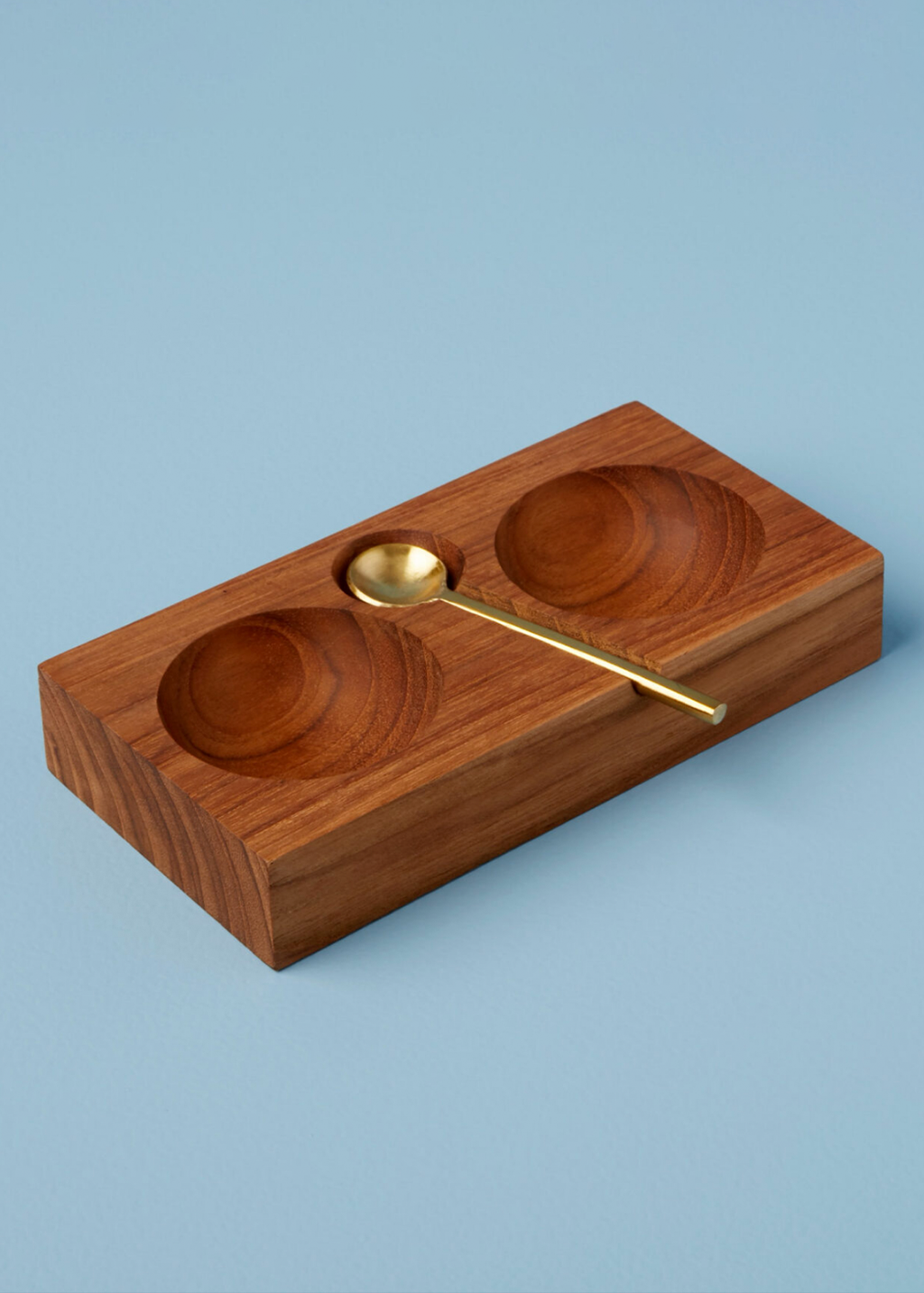 Fort + Co | Be Home Teak Double Cellar & Gold Spoon