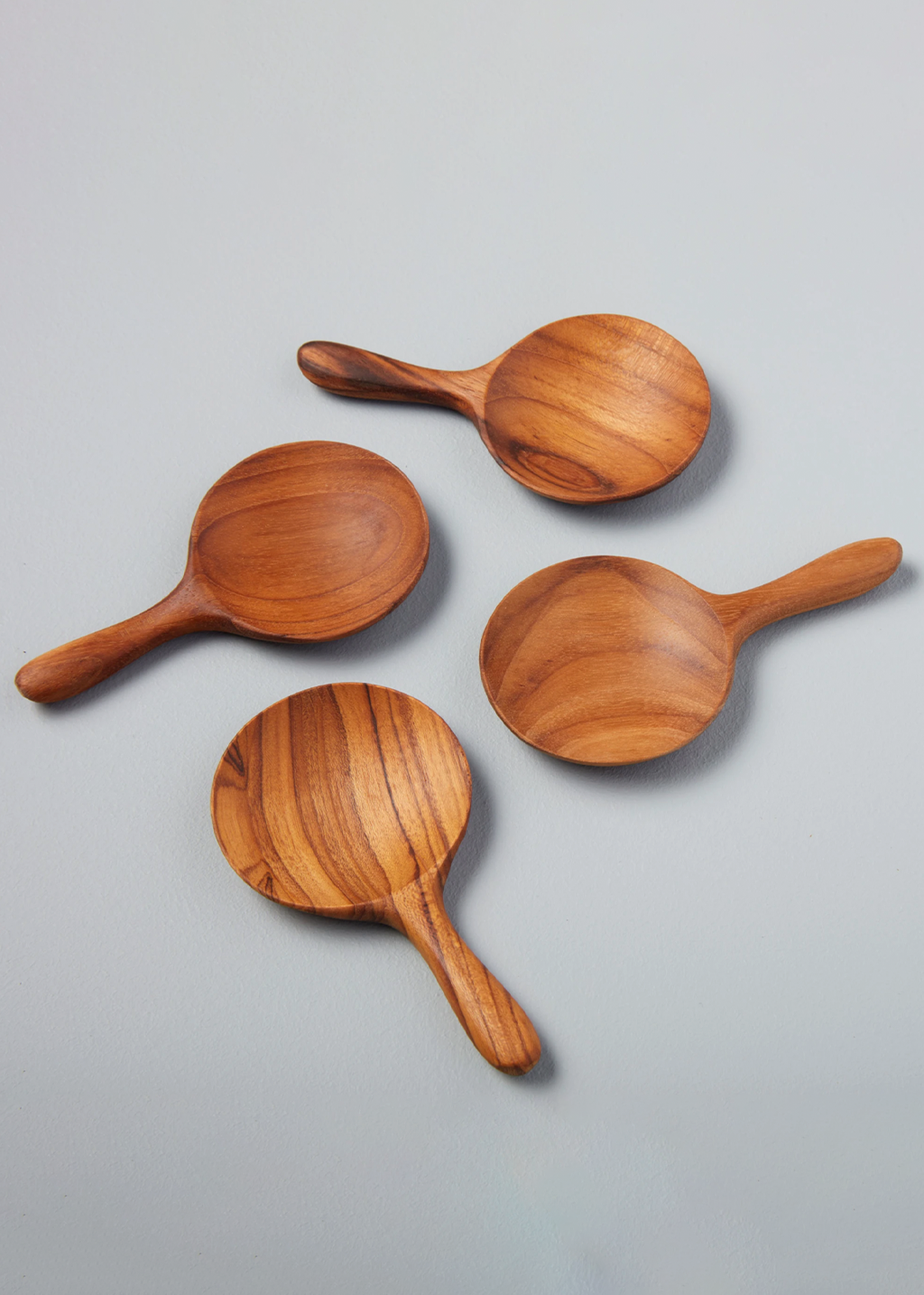 Teak Round Spoon Small