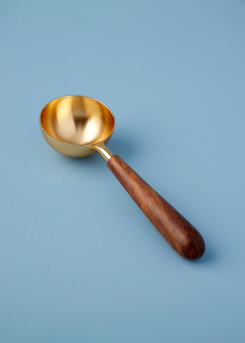 Gold & Wood Scoop