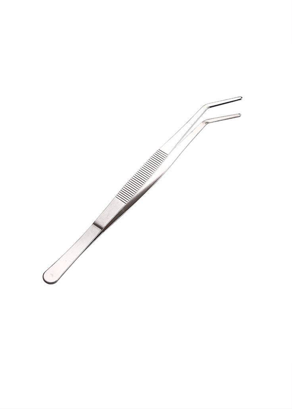Stainless Steel Slanted Garnish Tweezers