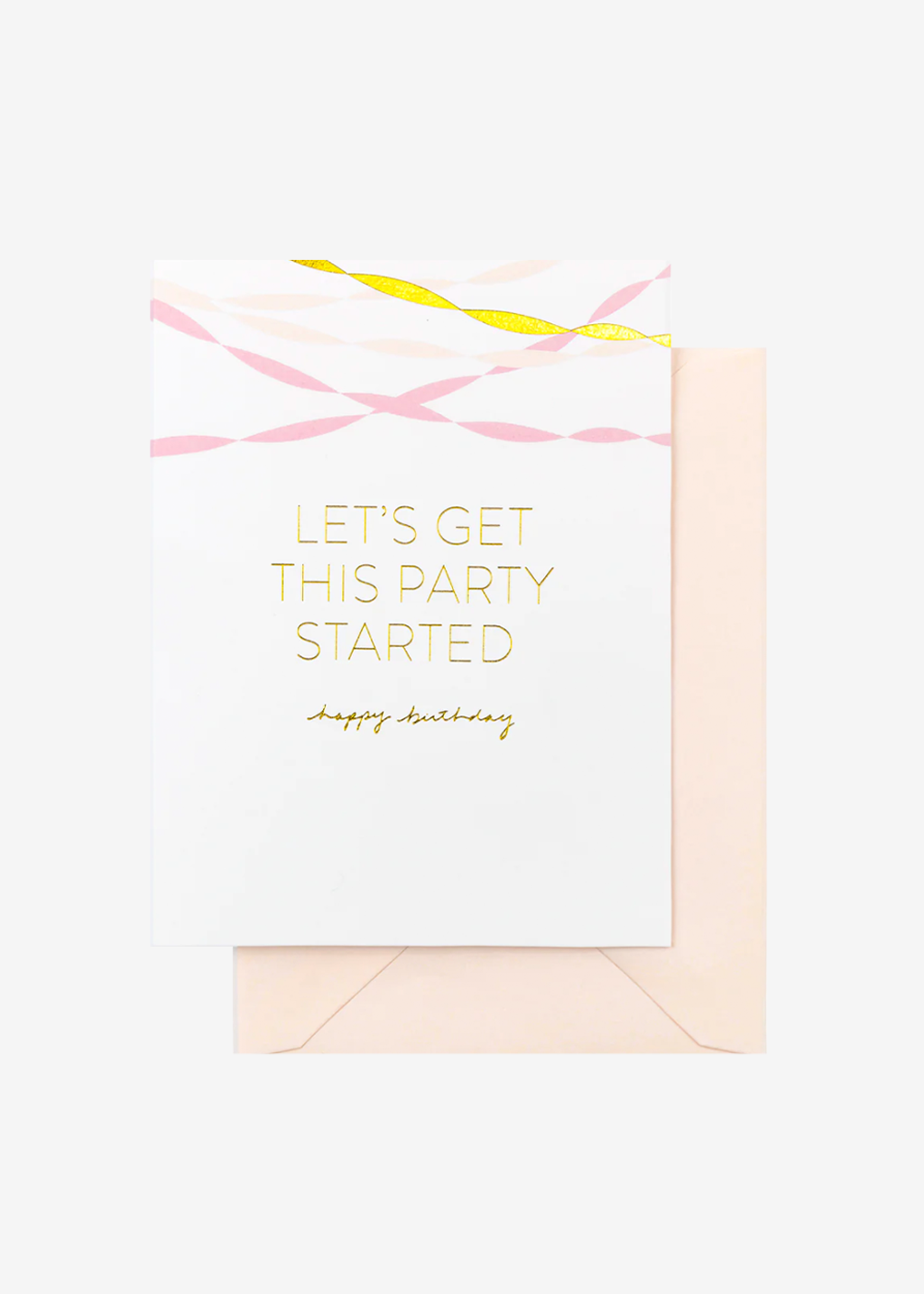 Birthday Streamers Card