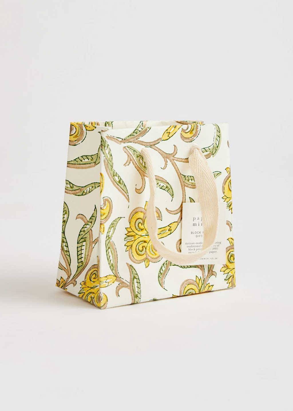 Block Print Gift Bag | Sunshine (S)