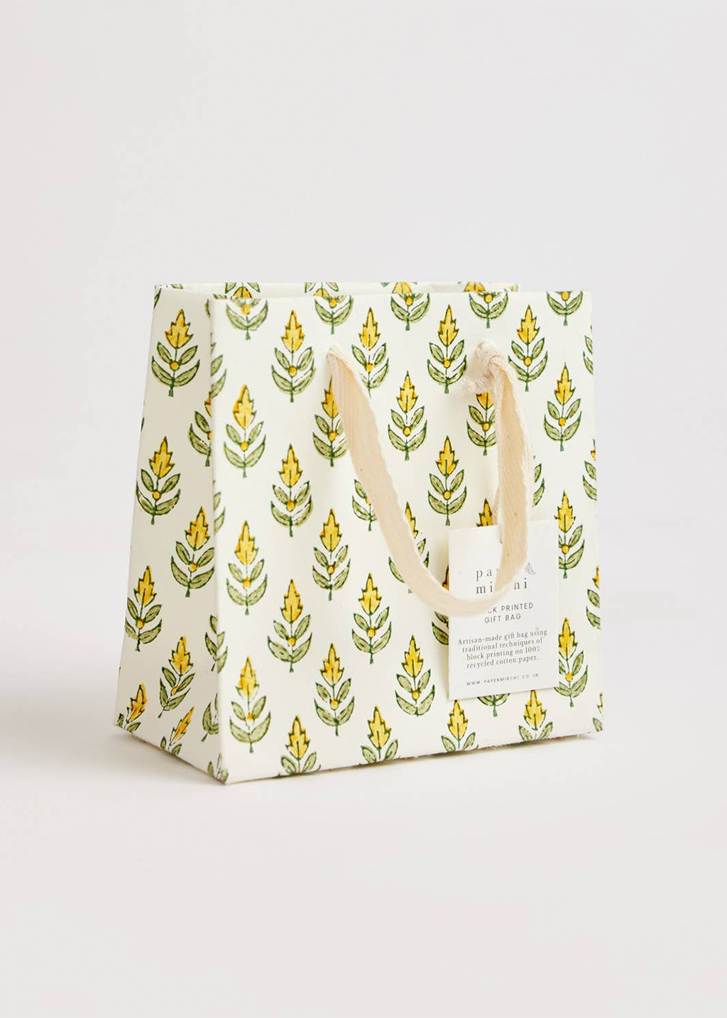 Block Print Gift Bag | Sunshine (S)