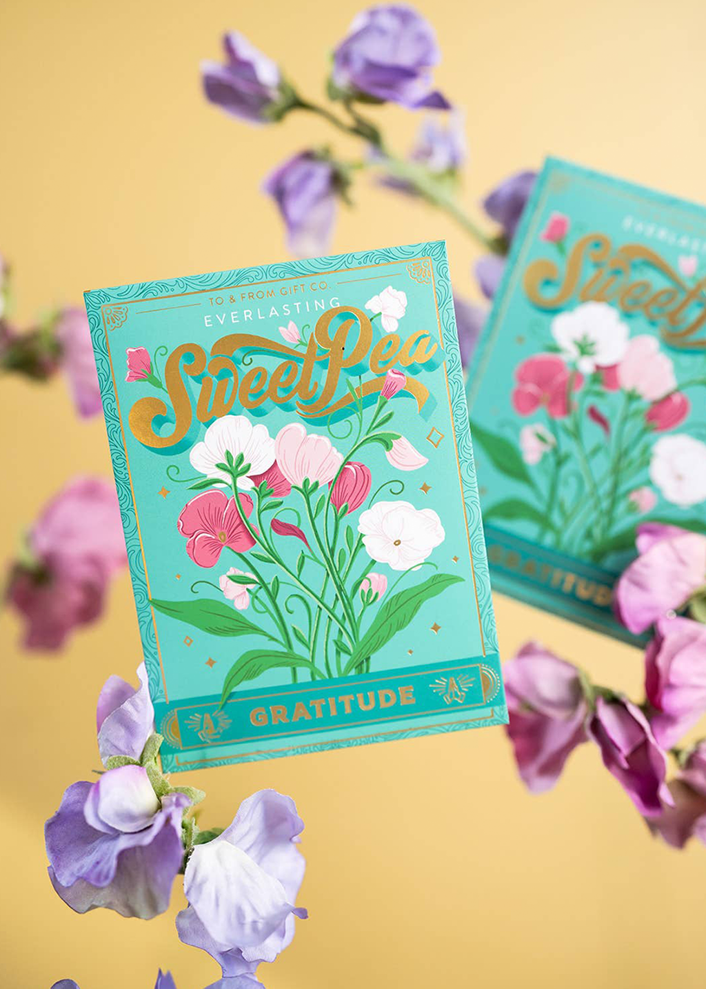 Sweet Pea Floriography Seed Packet
