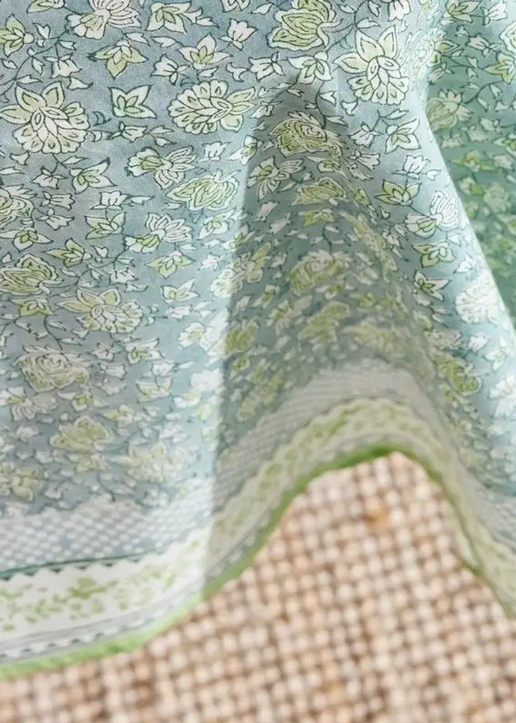 Tablecloth | Arushi Blue Green