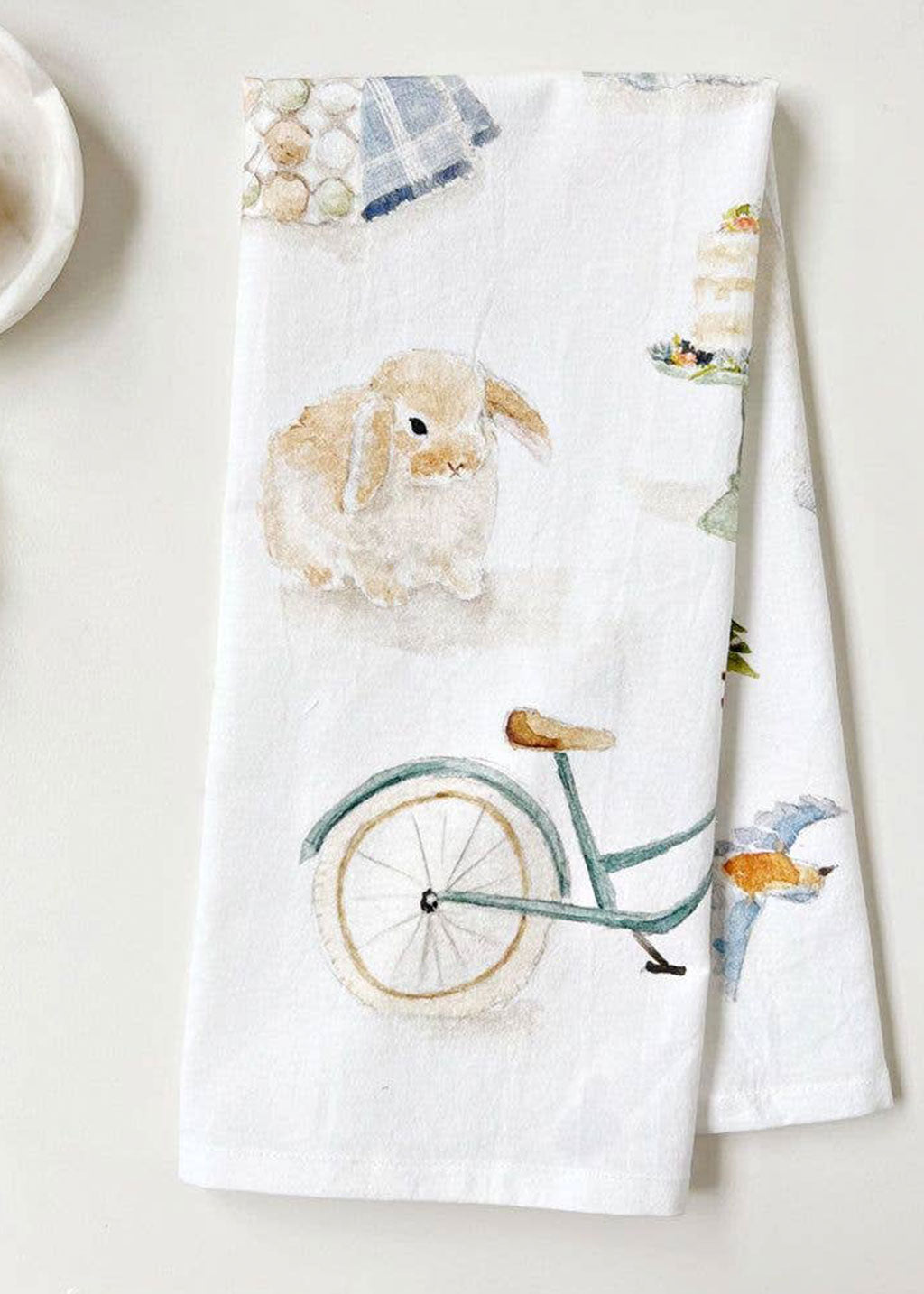 Springtime tea towel