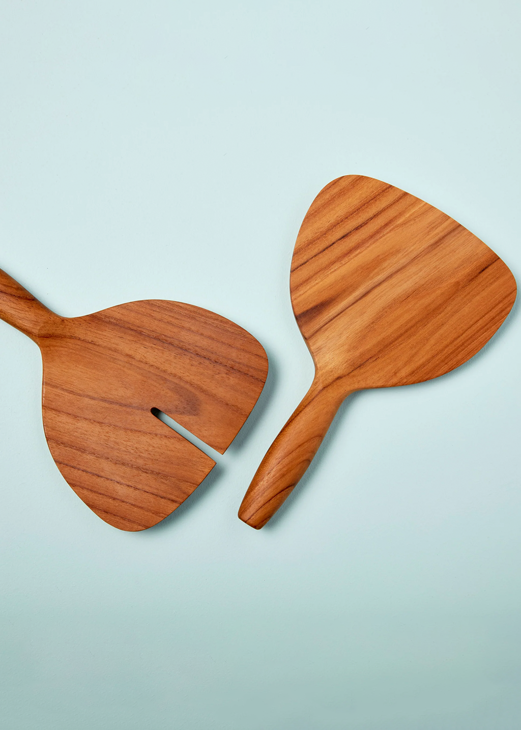 Teak Wide Serving Set