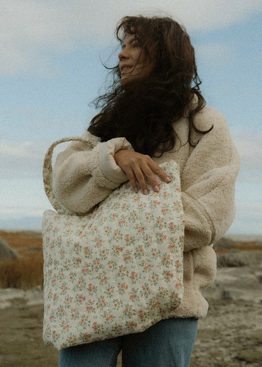 THE BAG | Orange Pink Floral