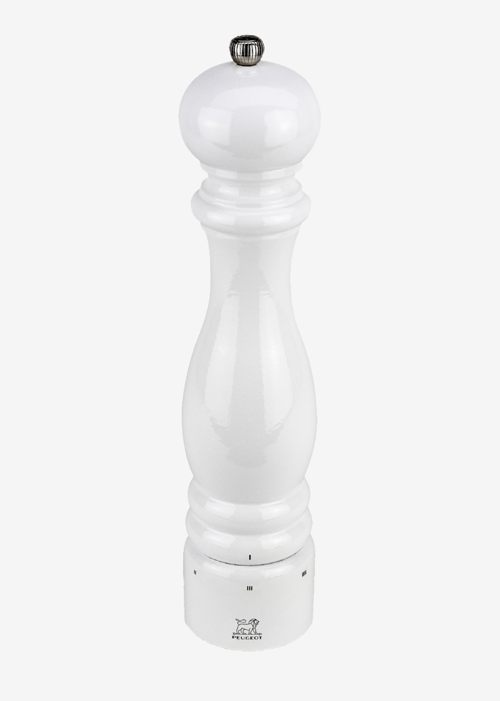 12" Paris Pepper Mill | White Lacquer