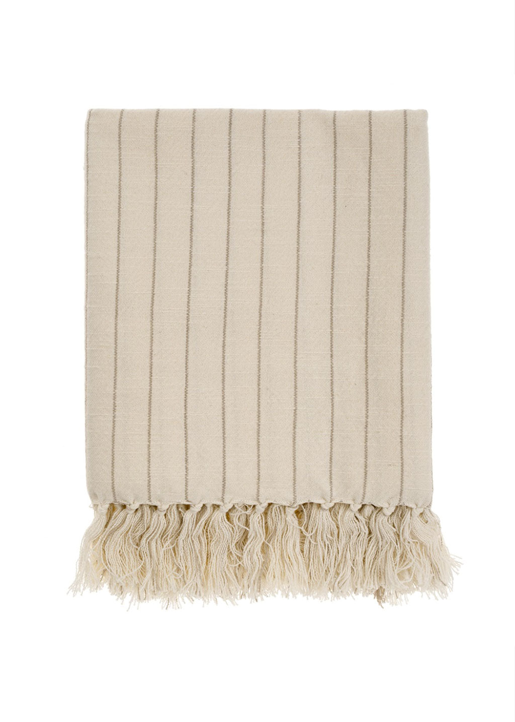 Pinstripe Hammam Bath Towel | Stone