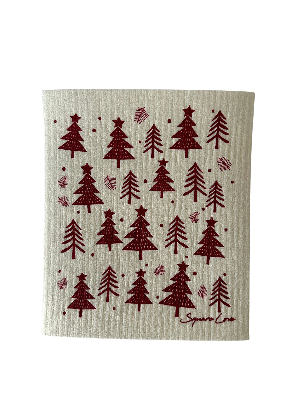 Swedish Dishcloth | Holiday Forest