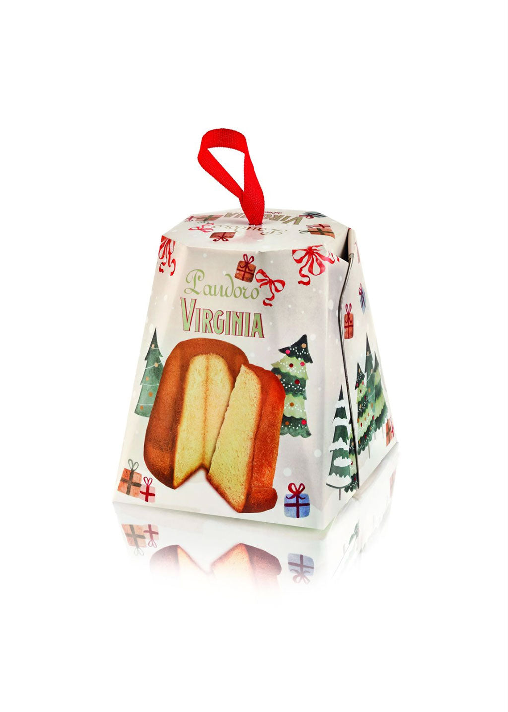 Amaretti Virginia Mini Pandoro | White Christmas Box