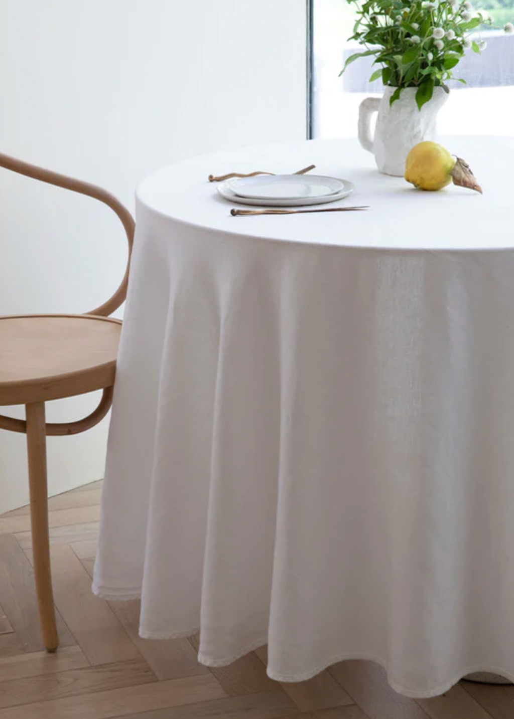 Large Tablecloth | White