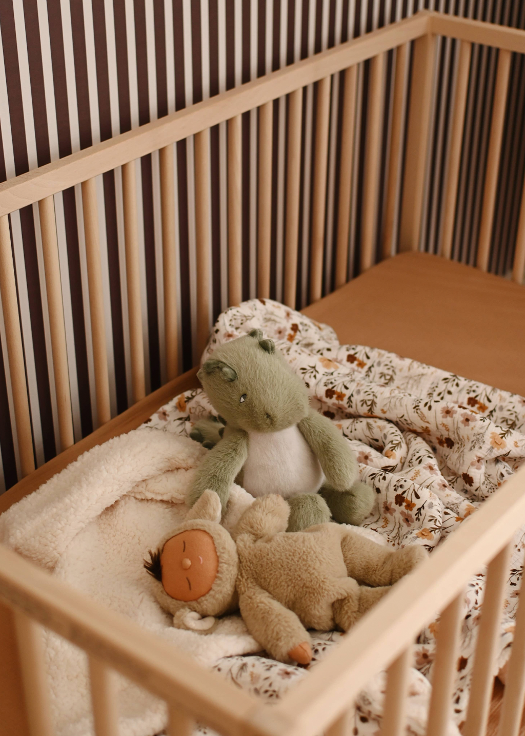 Muslin & Sherpa Blanket | Wildflowers