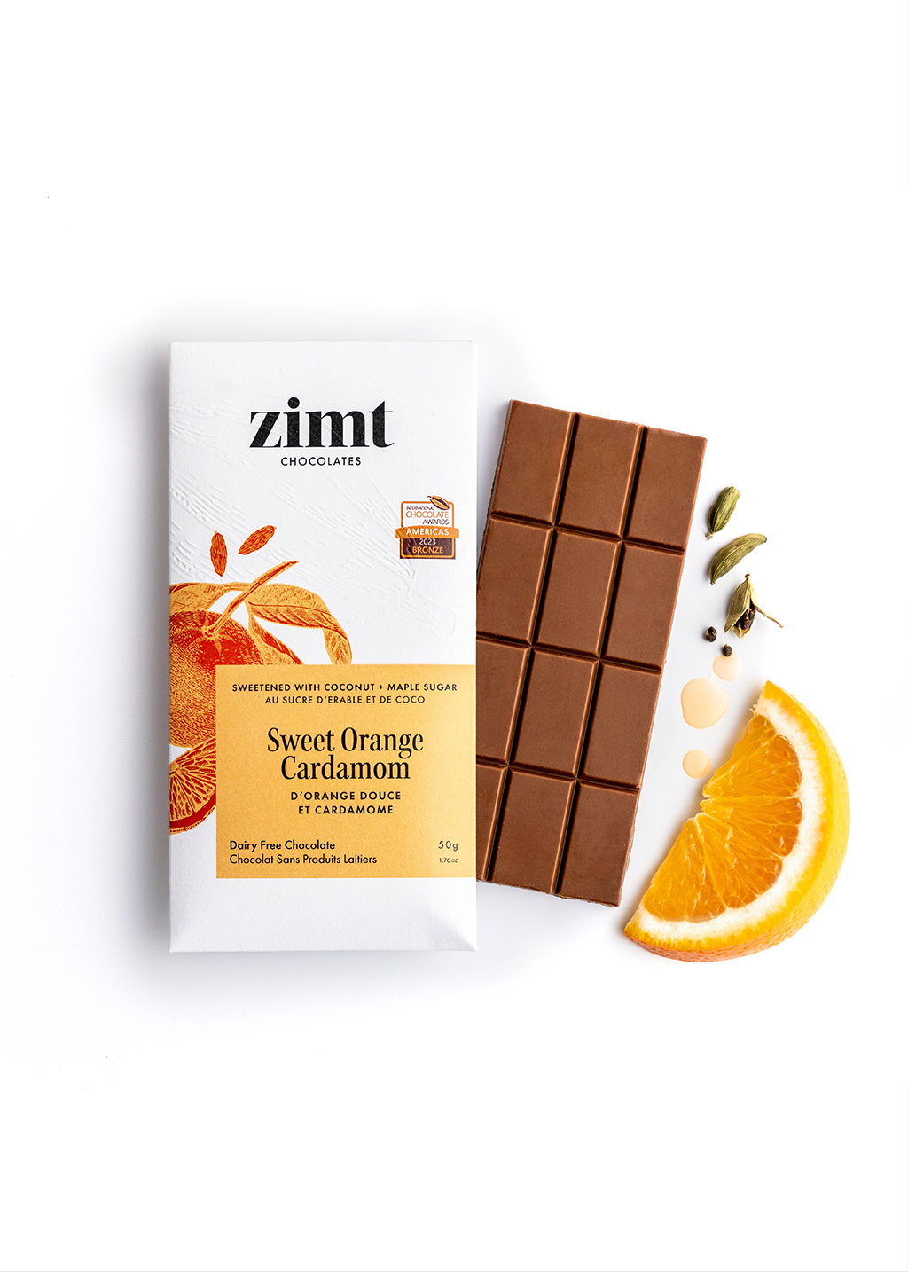 Sweet Orange Cardamom Milkless Way Bar